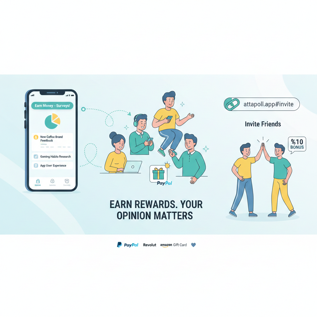 How to Earn with AttaPoll? Passive income