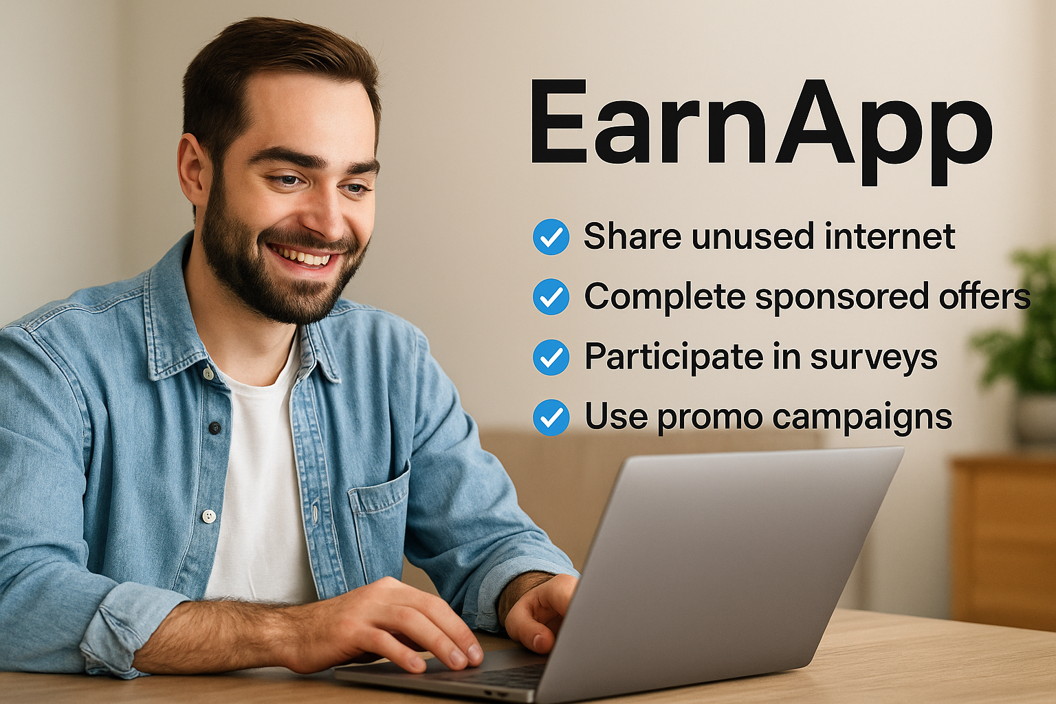 EarnApp 2025: Verdien passief inkomen door internet te delen en games te testen