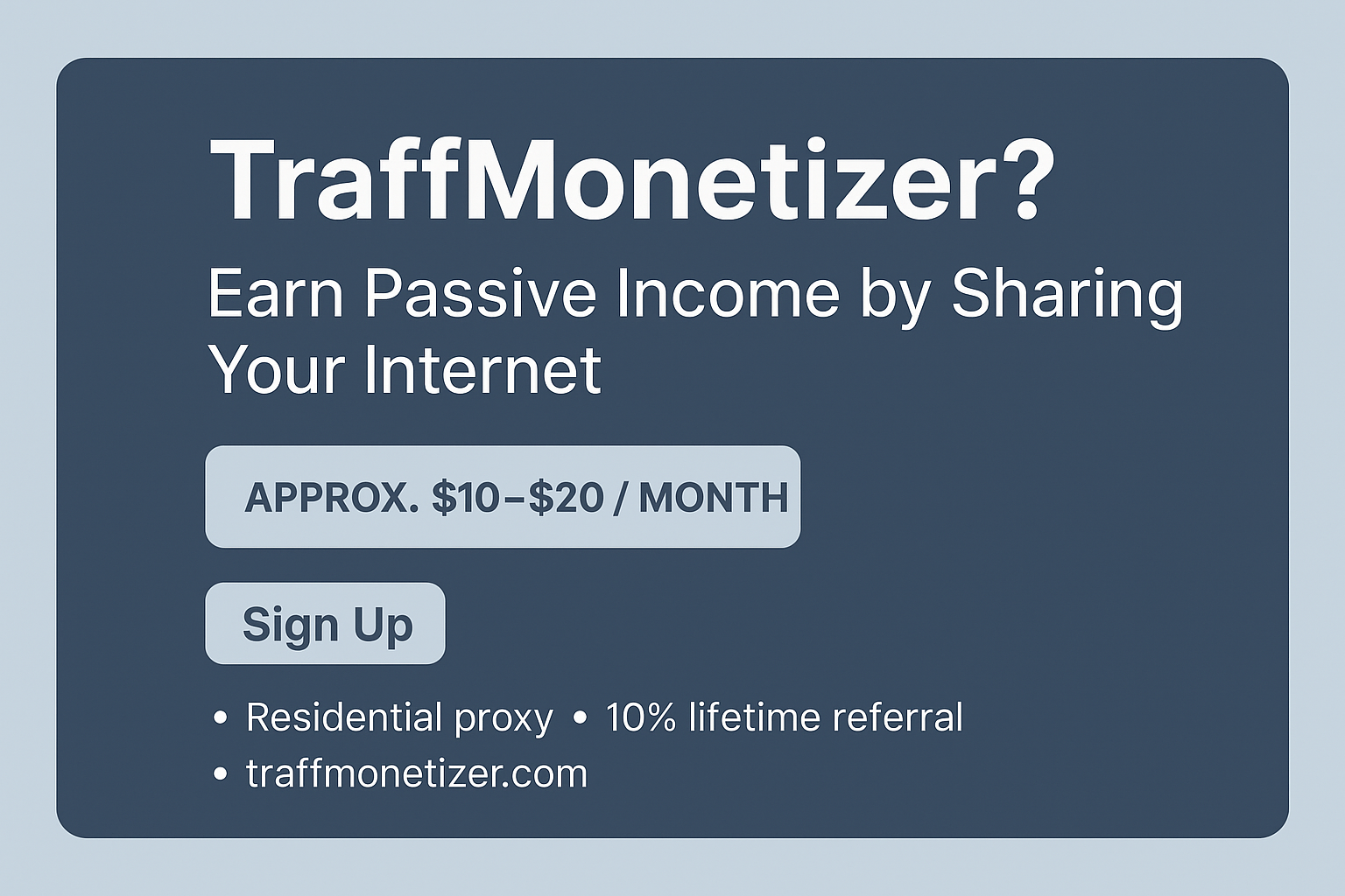 TraffMonetizer Review 2025: Verdien passief inkomen door uw internet te delen 