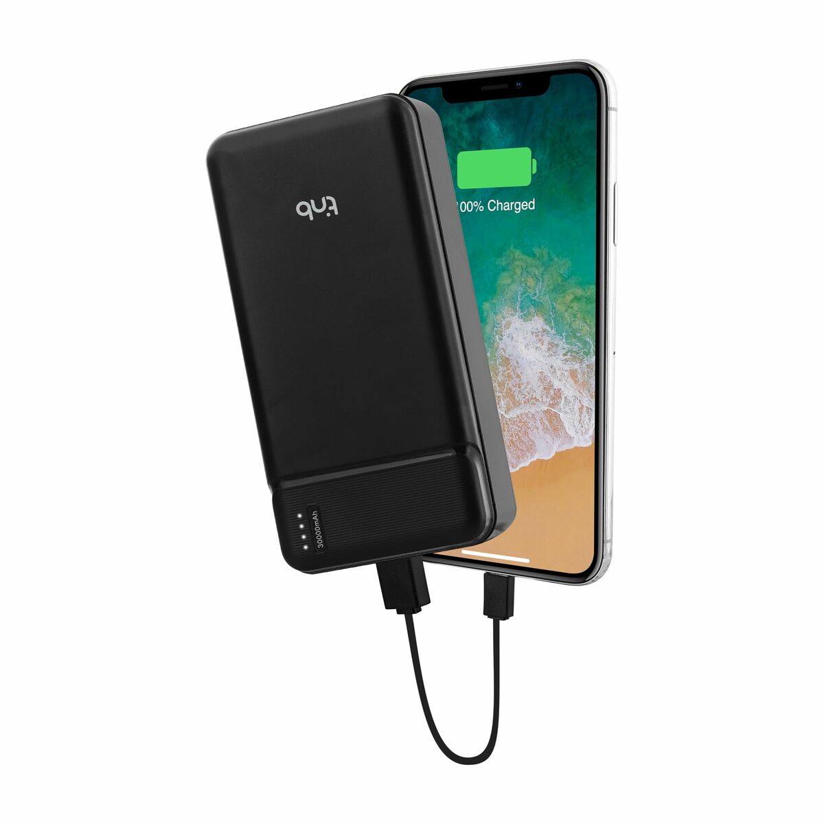 Powerbank T'NB Zwart 30000 mAh
