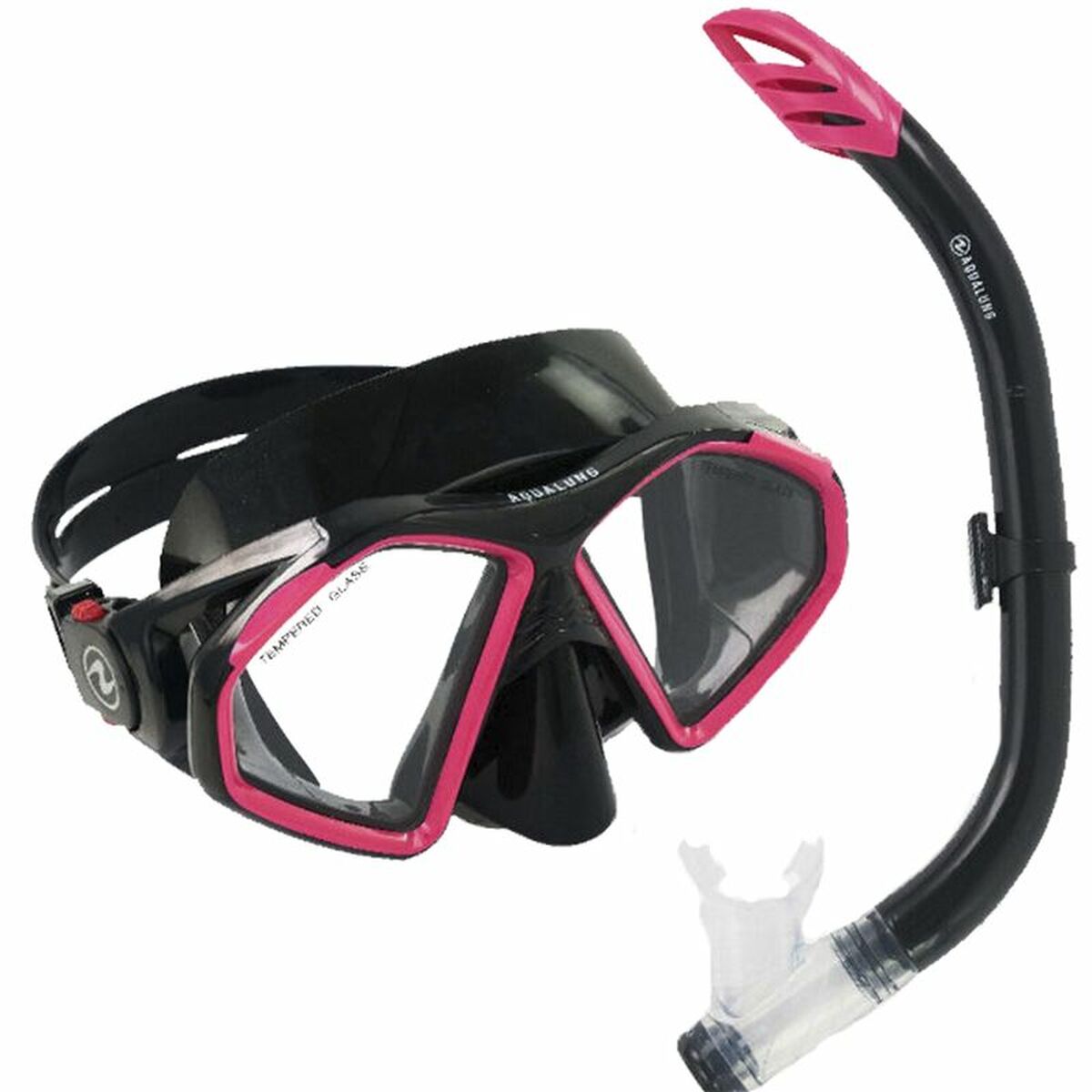 Snorkelbril en slang Aqua Lung Sport Hawkeye Zwart Grijs