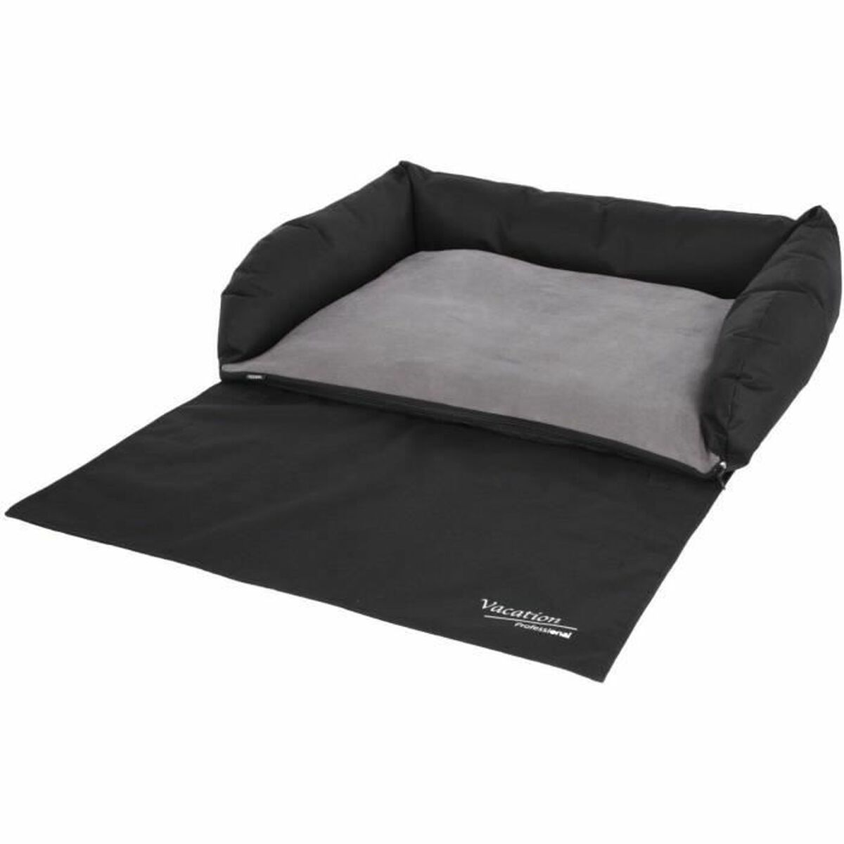 Beschermhoes voor huisdieren in de auto Kerbl 95 x 75 cm zwartgrijs