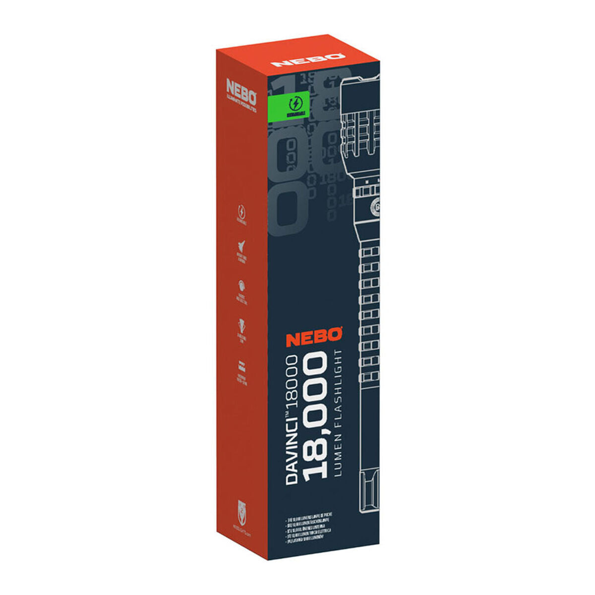 Oplaadbare LED-zaklamp Nebo Davinci™