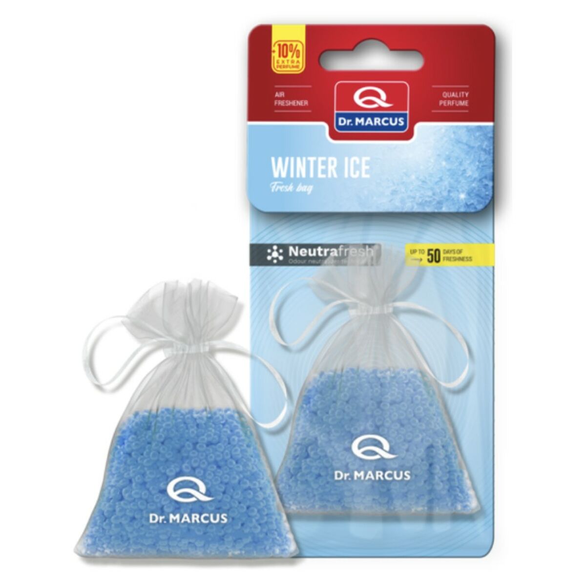 Autoluchtverfrisser Dr Marcus Fresh Bag ICE CHILL Geur Klein zakje