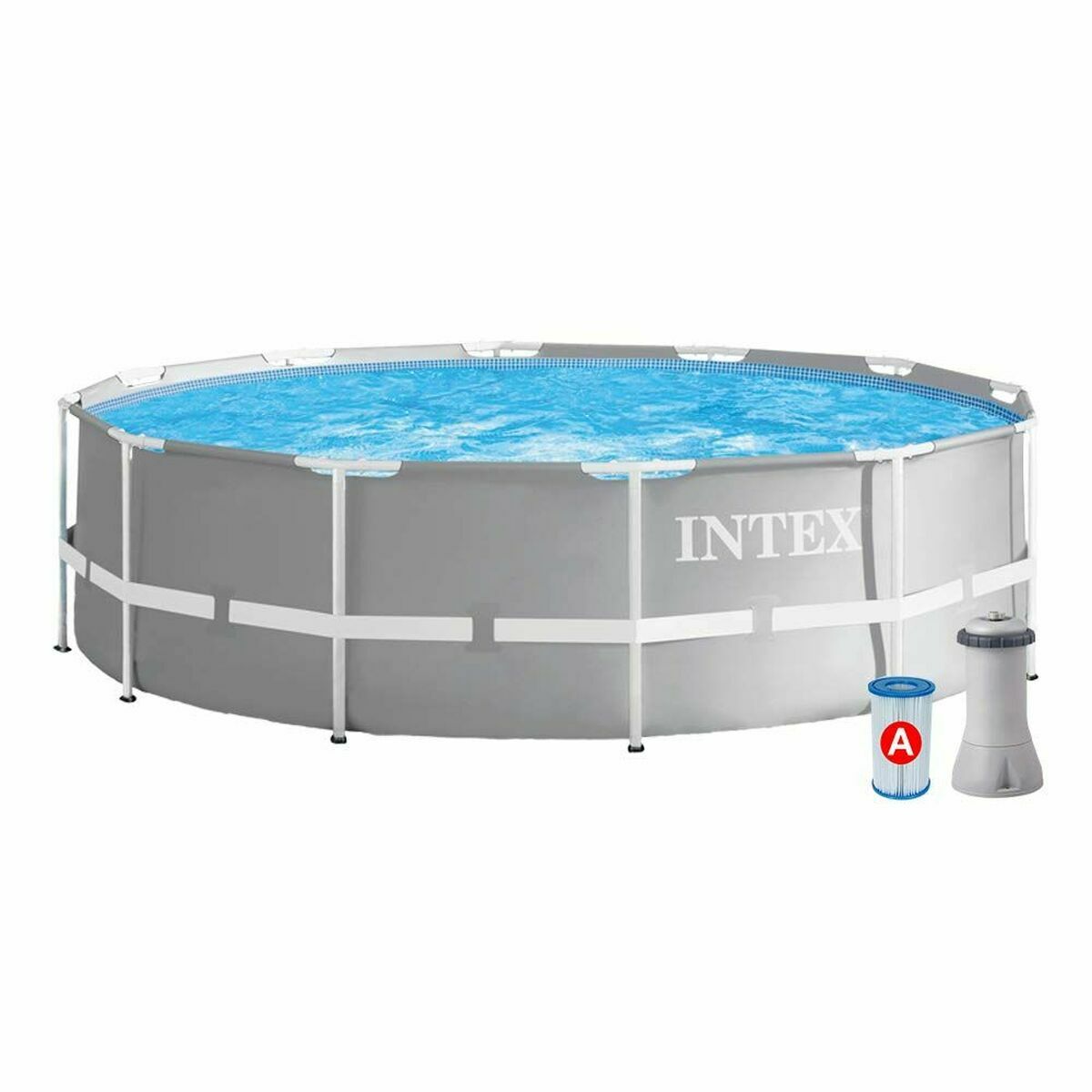 Verwijderbaar zwembad Intex 366 x 76 cm Waterzuiveringsinstallatie voor zwembad