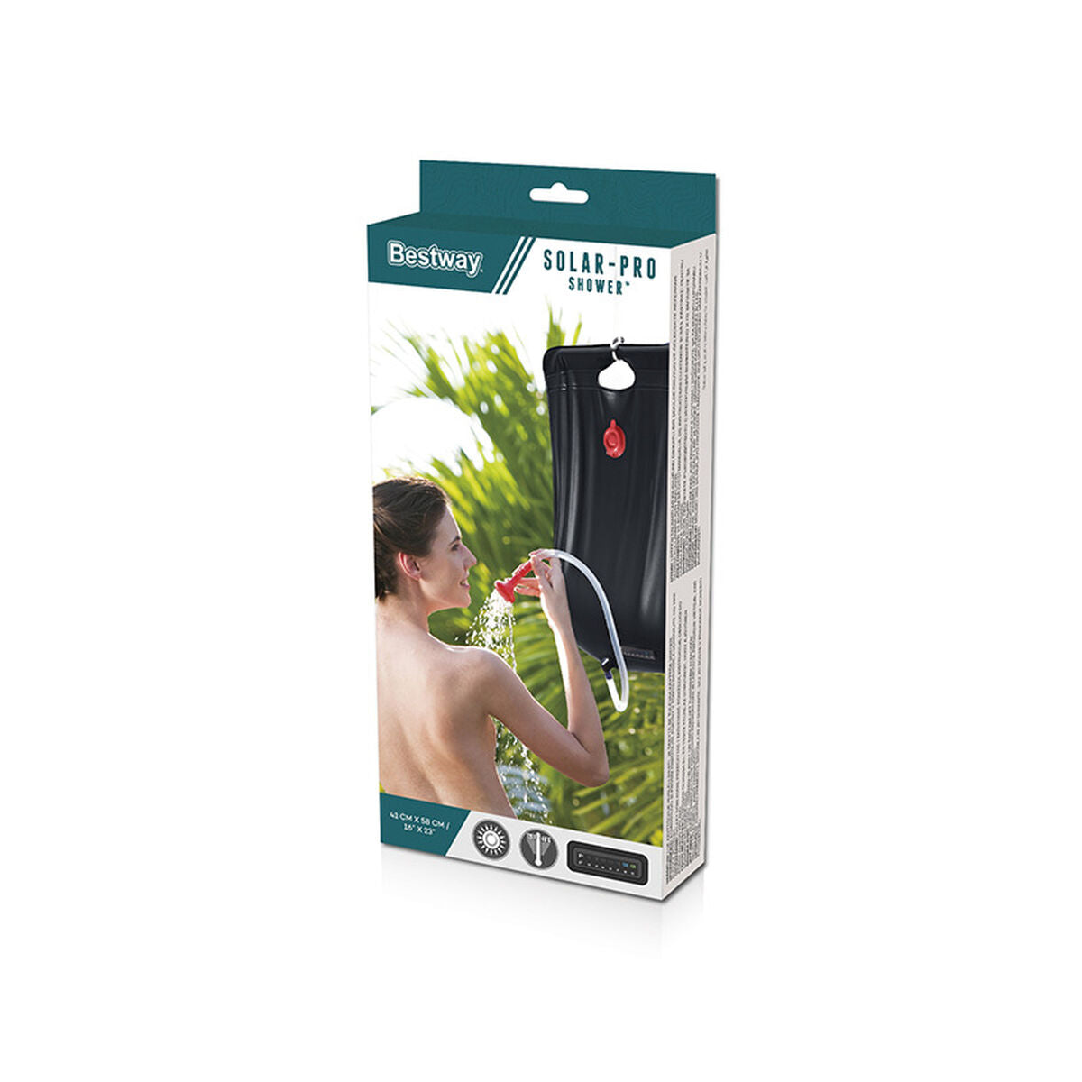Campingdouchetas Bestway Zwart 20 L