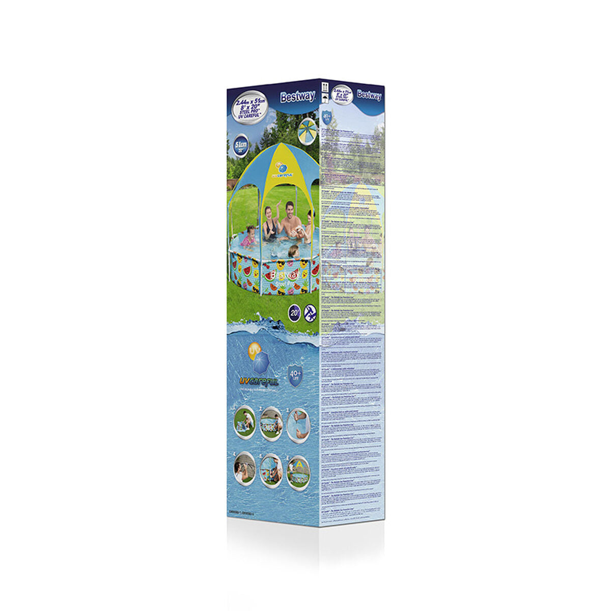 Afneembaar zwembad Bestway 244 x 51 cm