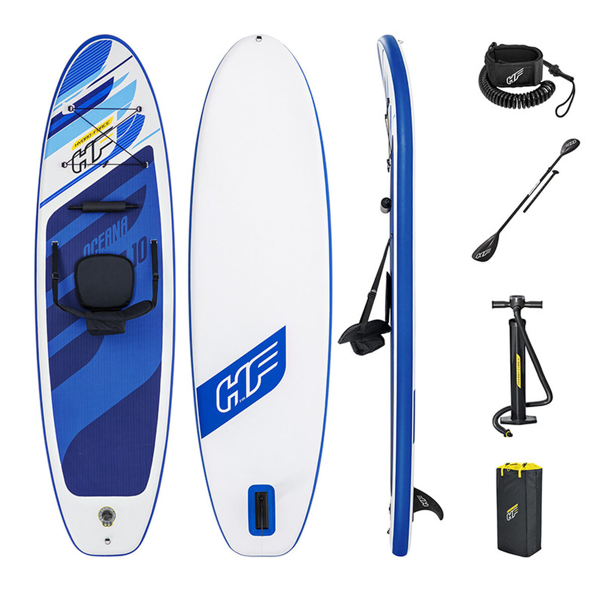 Opblaasbaar paddlesurfplank met accessoires Bestway Hydro-Force Multicolor
