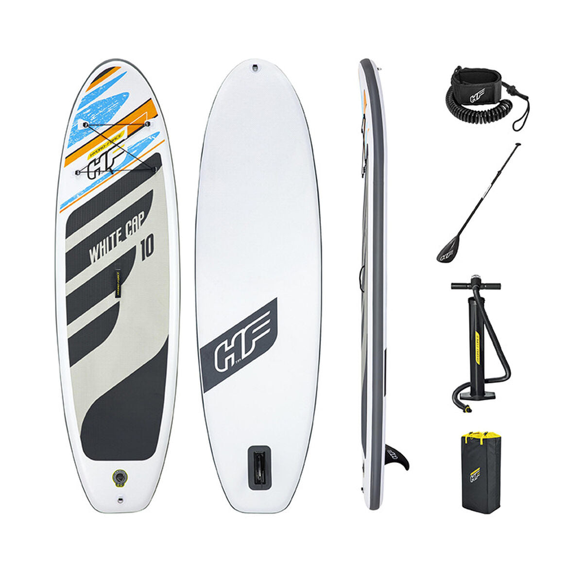Opblaasbaar paddlesurfplank met accessoires Bestway Hydro-Force Wit