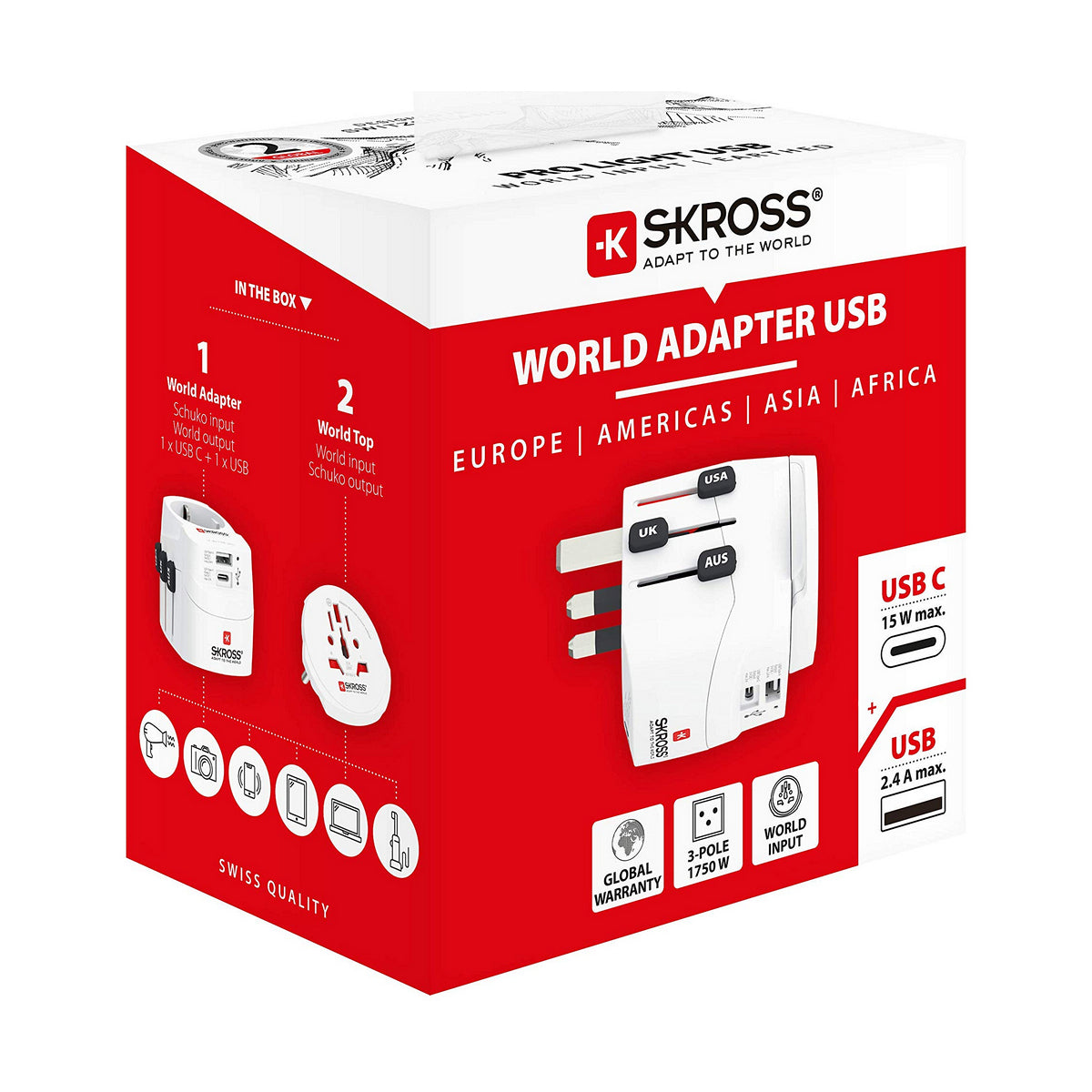 Universele reisstroomadapter Skross