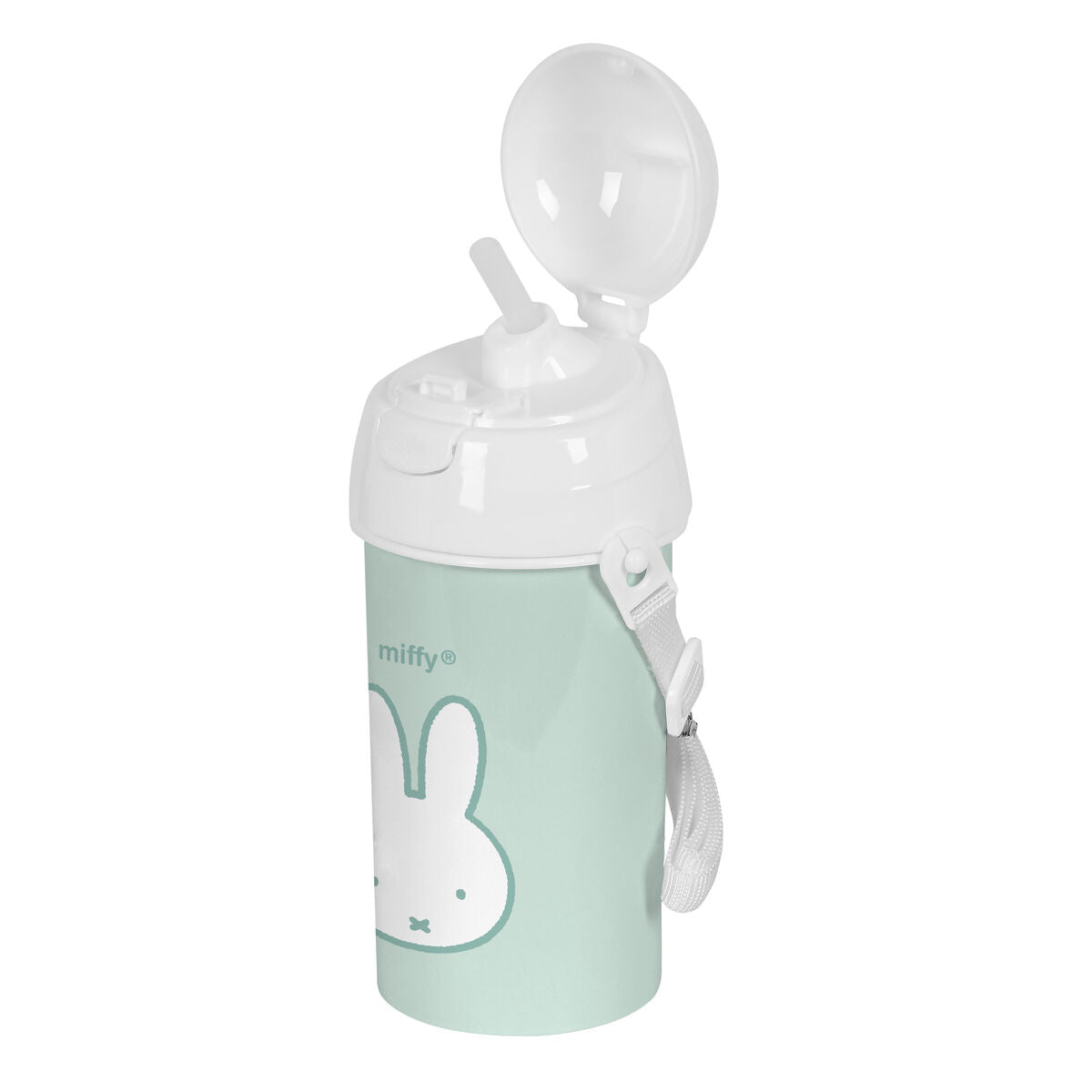 Fles met deksel en rietje Nijntje Menta Mint PVC 500 ml