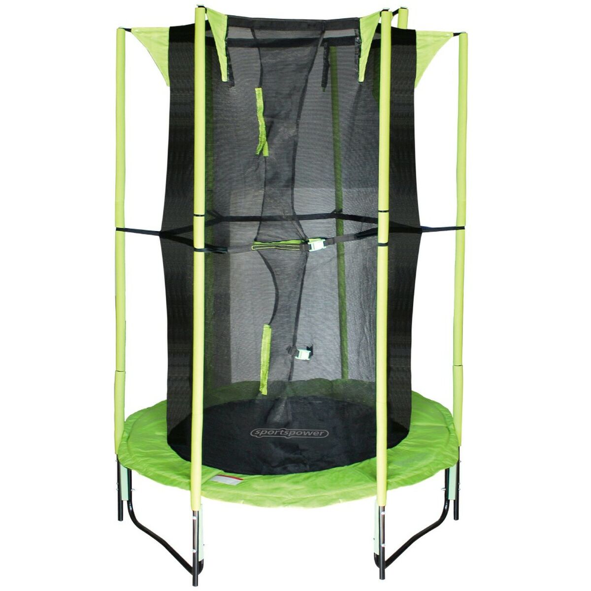 Kindertrampoline met veiligheidsomheining Actief