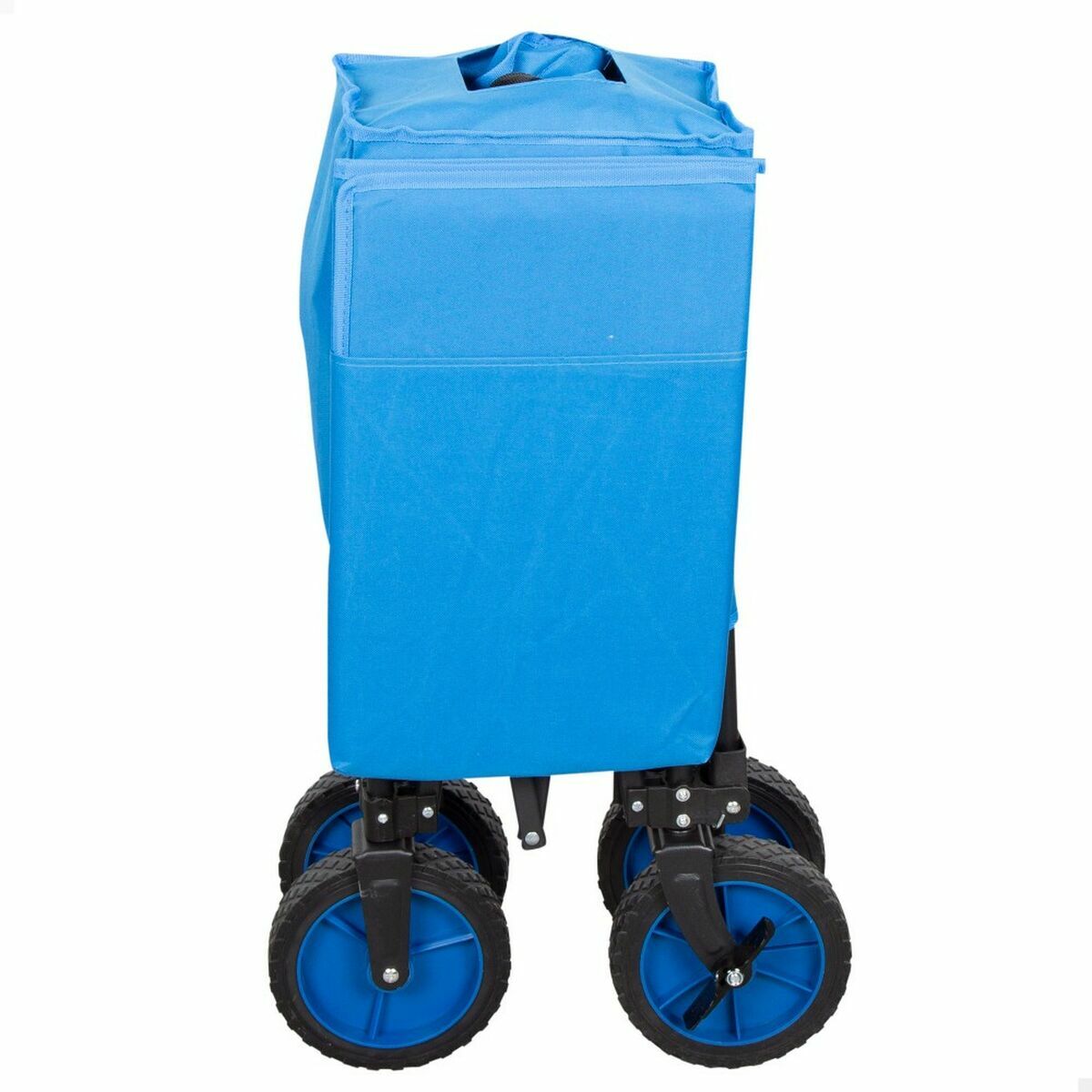 Multifunctionele kar Actief Blauw Zwart Polyester PVC Staal Opvouwbaar Strand