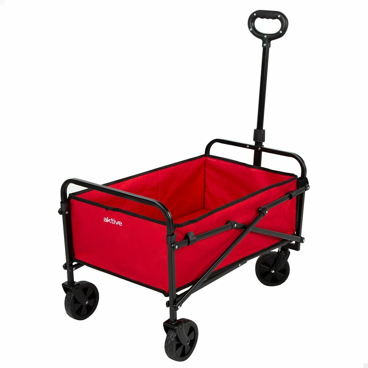 Multifunctionele kar Actief Rood Polyester Staal Opvouwbaar Strand