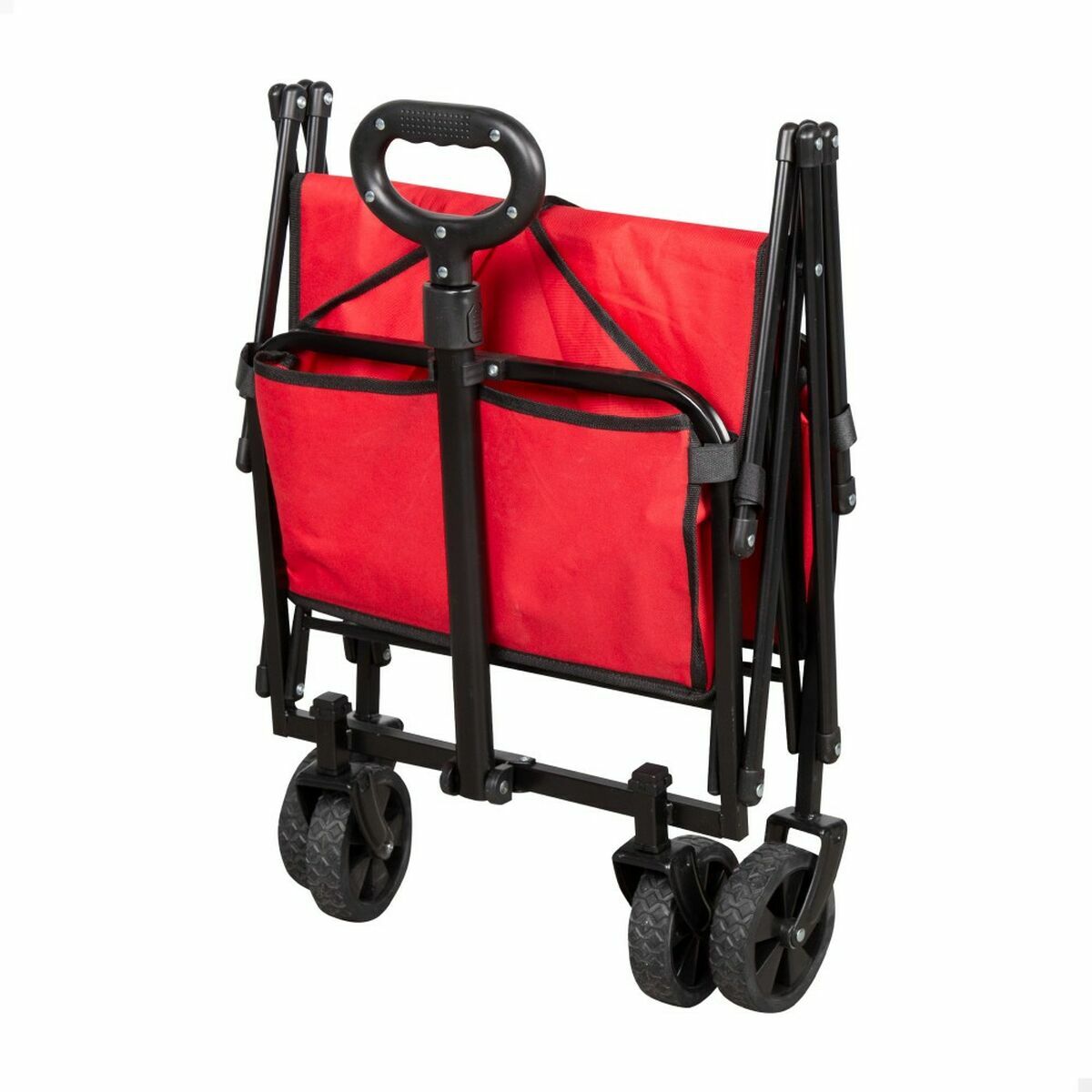 Multifunctionele kar Actief Rood Polyester Staal Opvouwbaar Strand