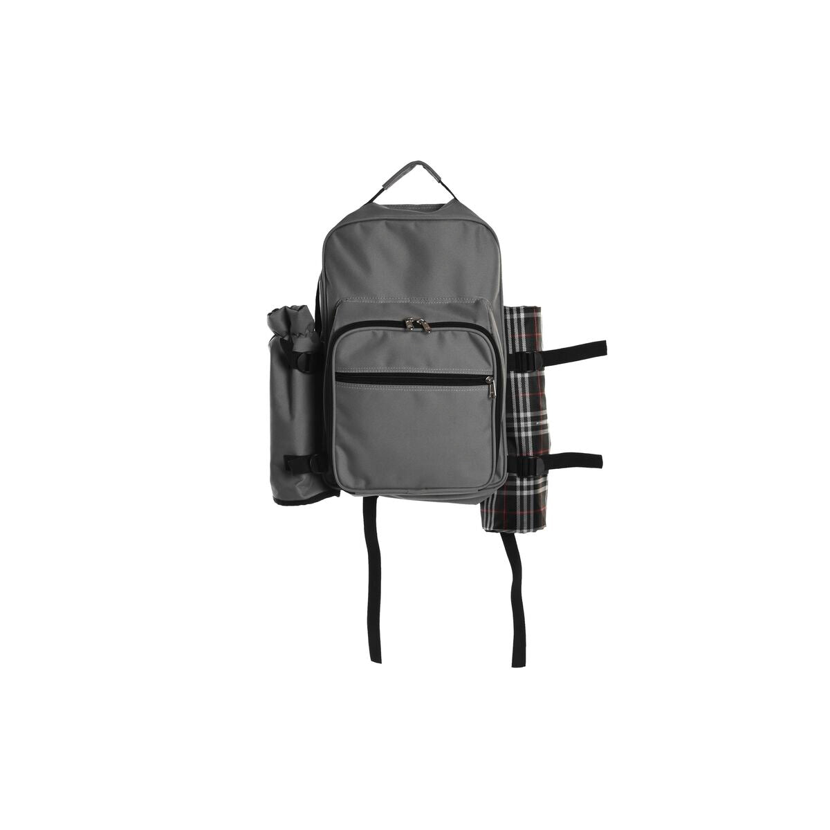Picknickset DKD Home Decor 28,5 x 20 x 39 cm Donkergrijs