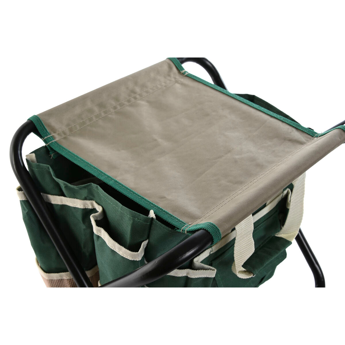 Tuingereedschapset Home ESPRIT 7-delig Zwart Groen Zilver
