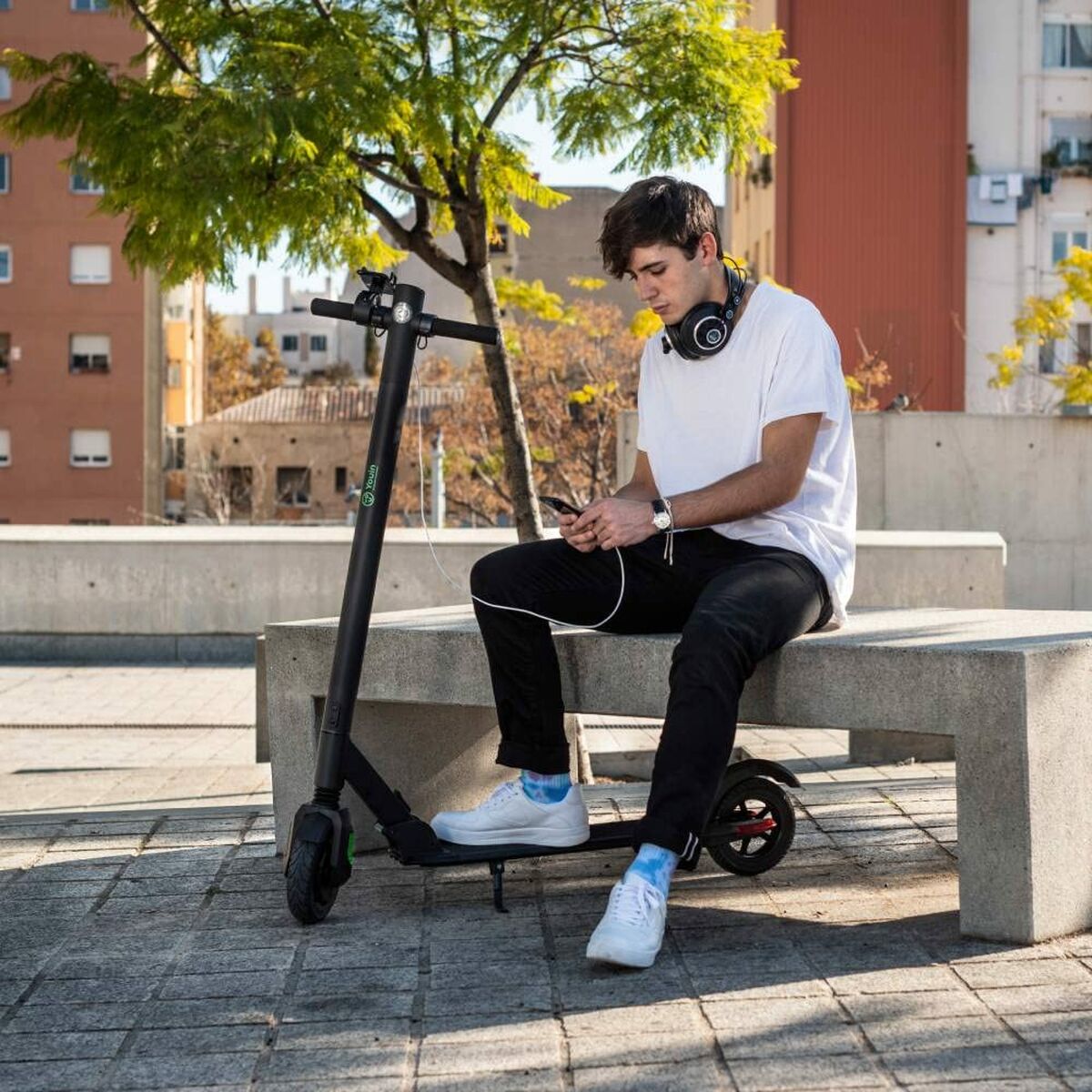 Universele smartphonehouder voor fietsen Youin Black