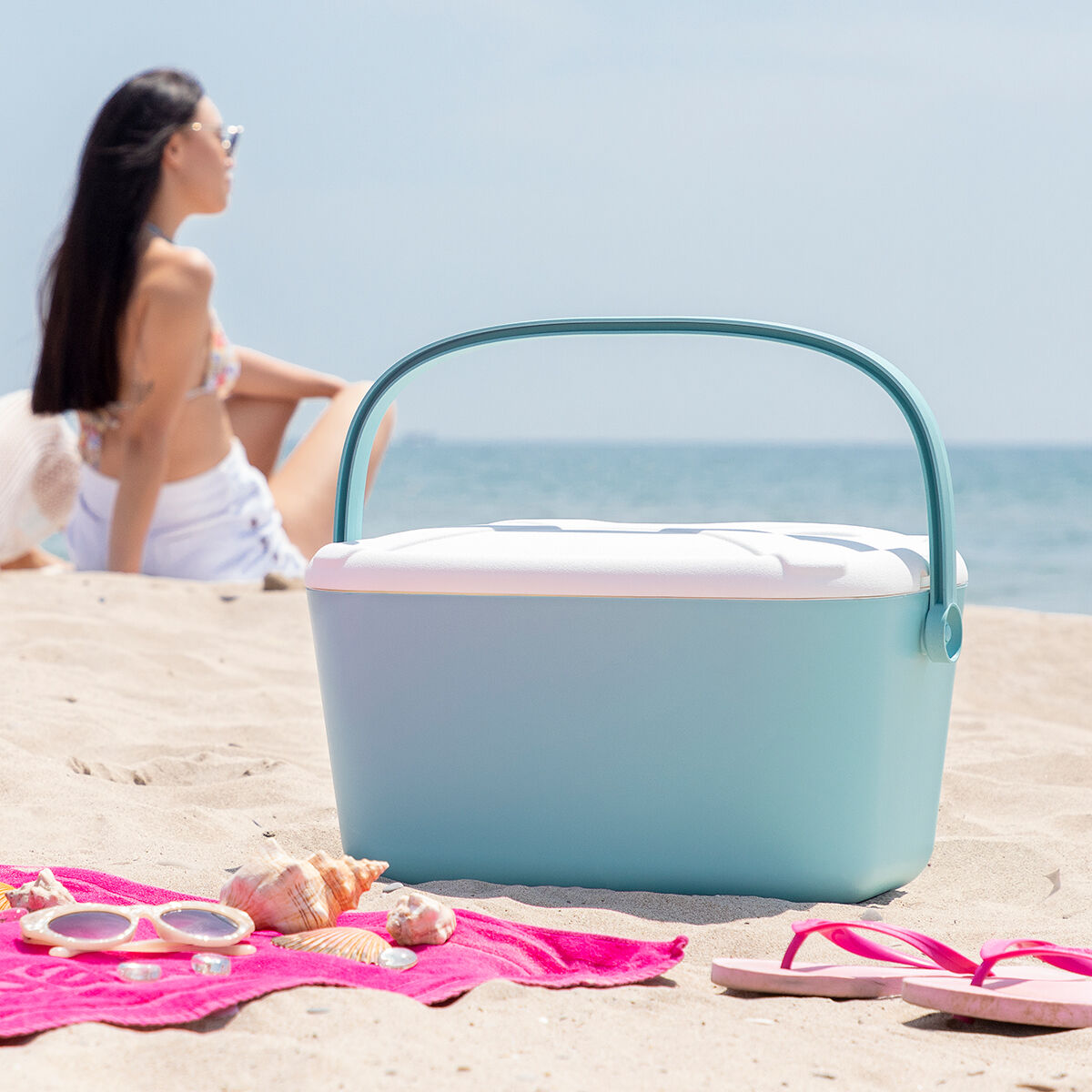 Draagbare, stevige koelbox 20 L 