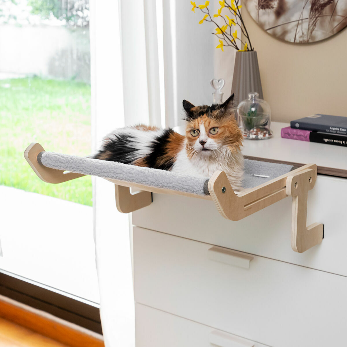 Hangende kattenhangmat