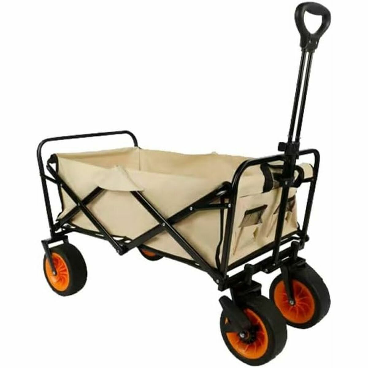 Marbueno Opvouwbare Multifunctionele Kar Staal 200 KG Beige