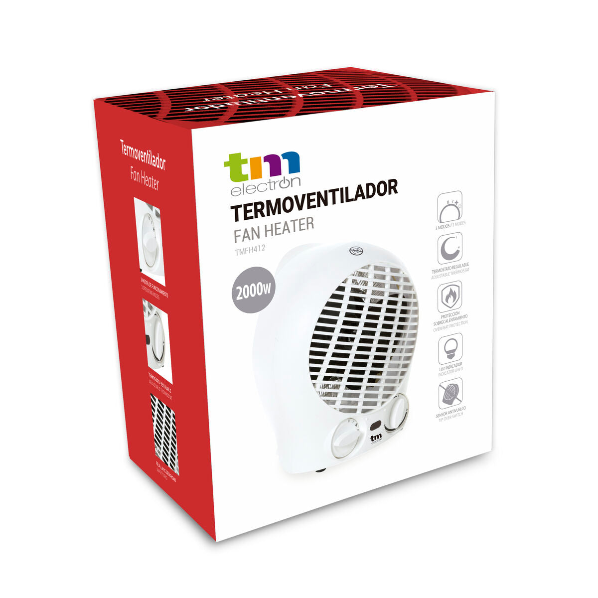 Draagbare ventilatorkachel TM Electron
