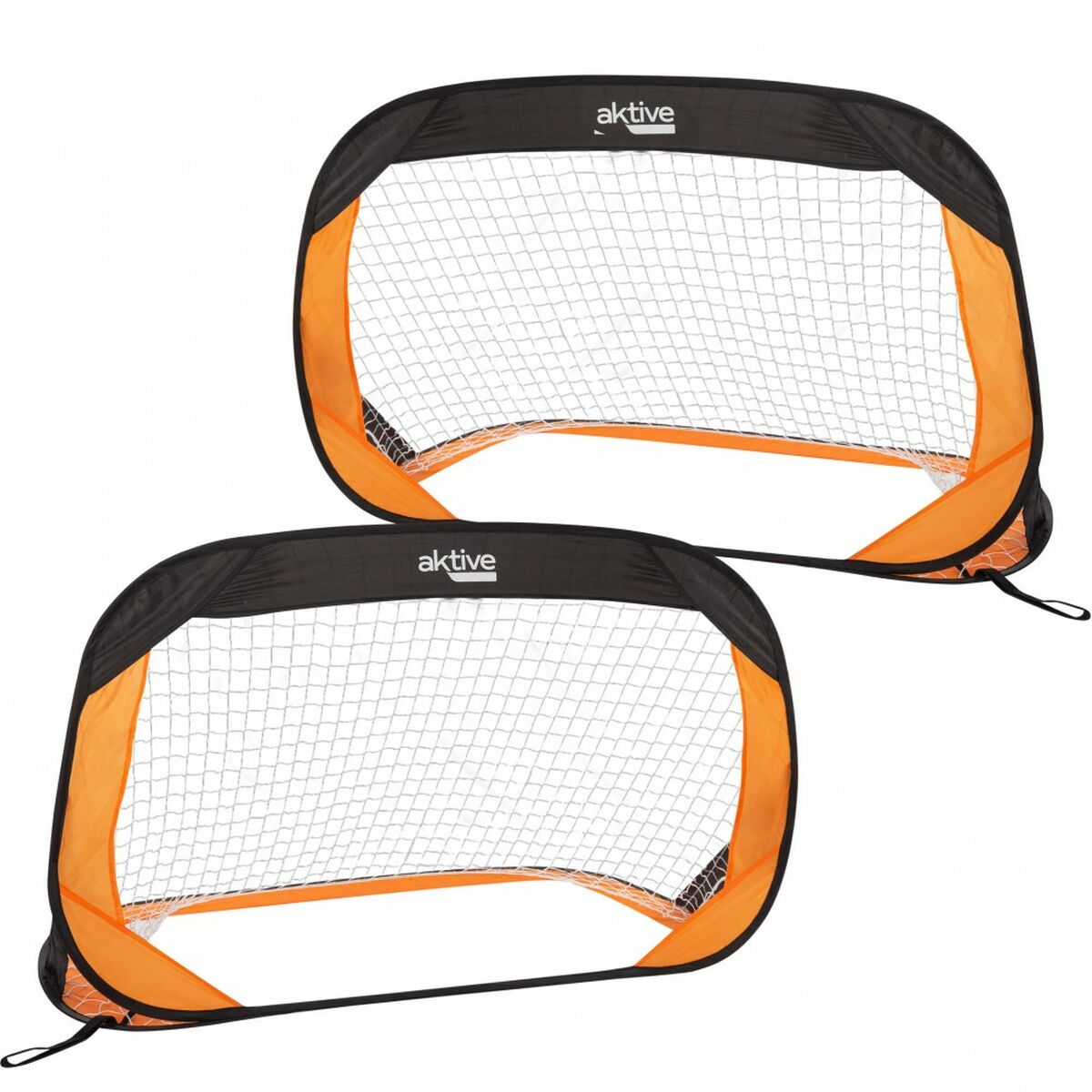 Set van 2 voetbaldoelen Aktive (2 stuks)