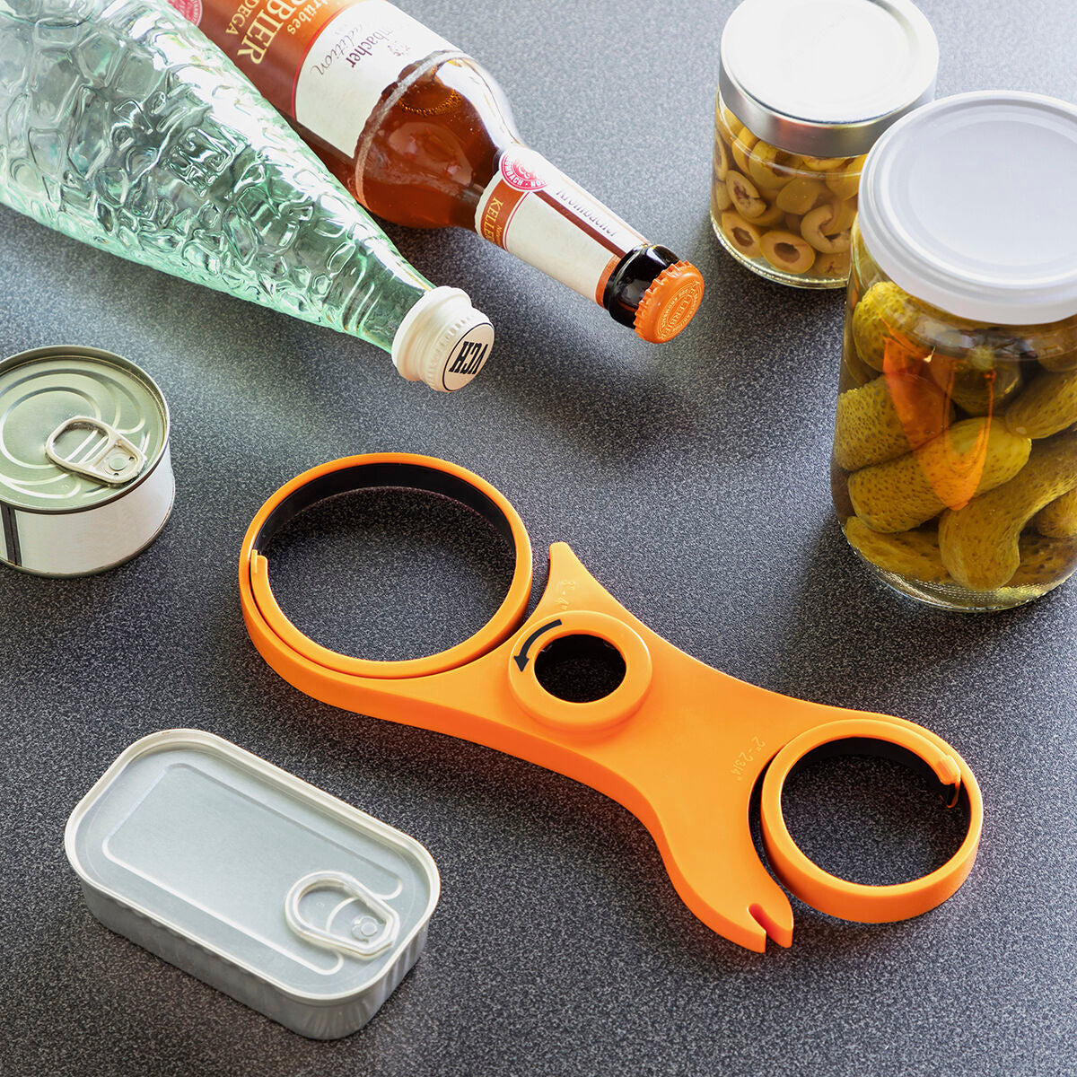 5-in-1 multifunctionele pottenopener