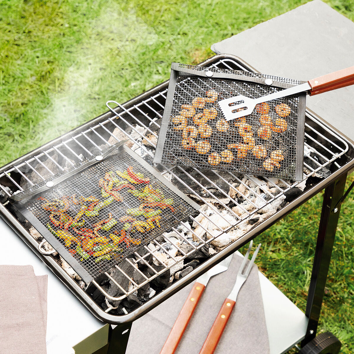 Netzakken voor Barbecue BBQNet 2P 