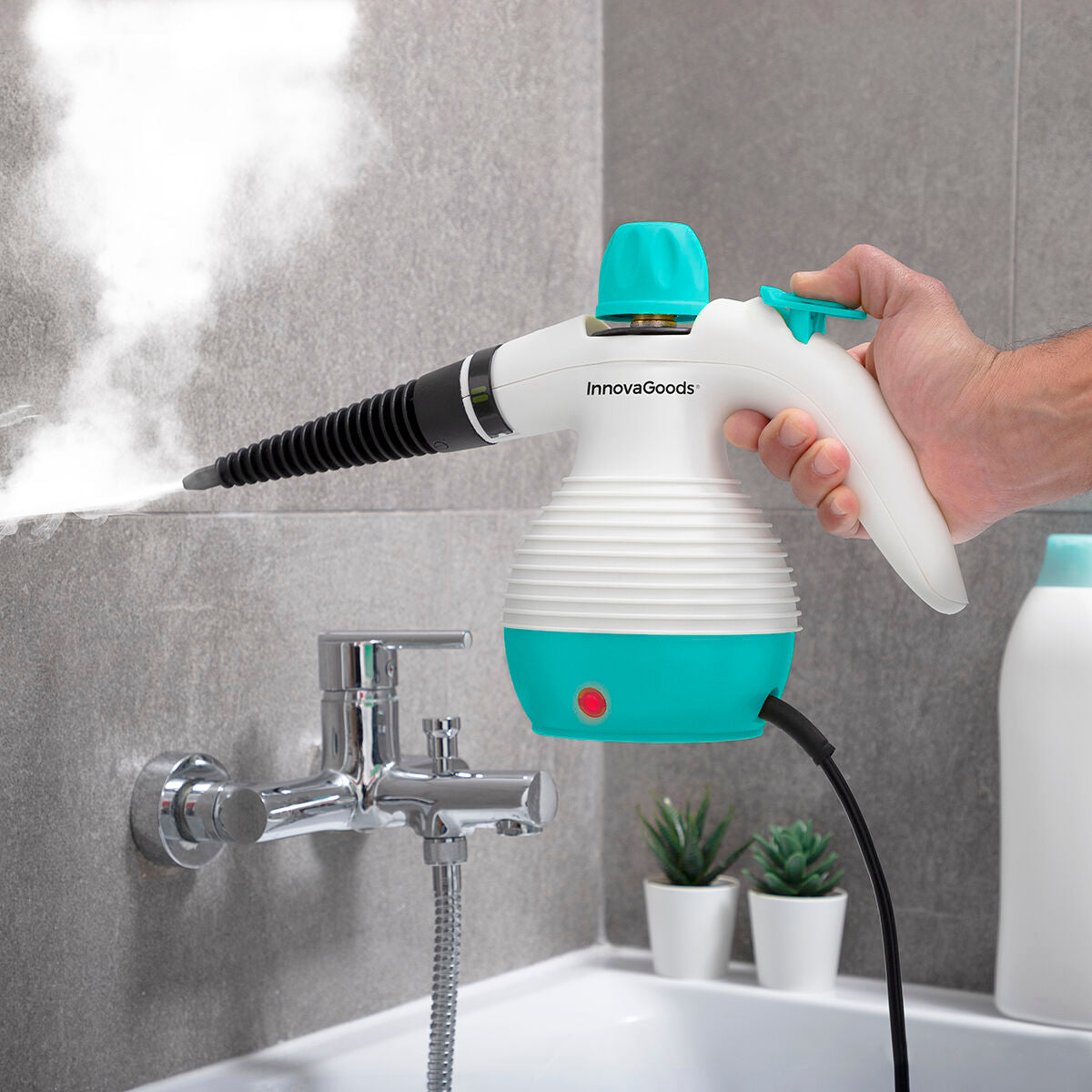 Multifunctionele 9-in-1 handstomer met accessoires 0,35 L 