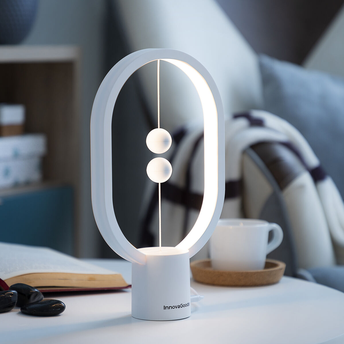 Balanslamp met magnetische schakelaar 