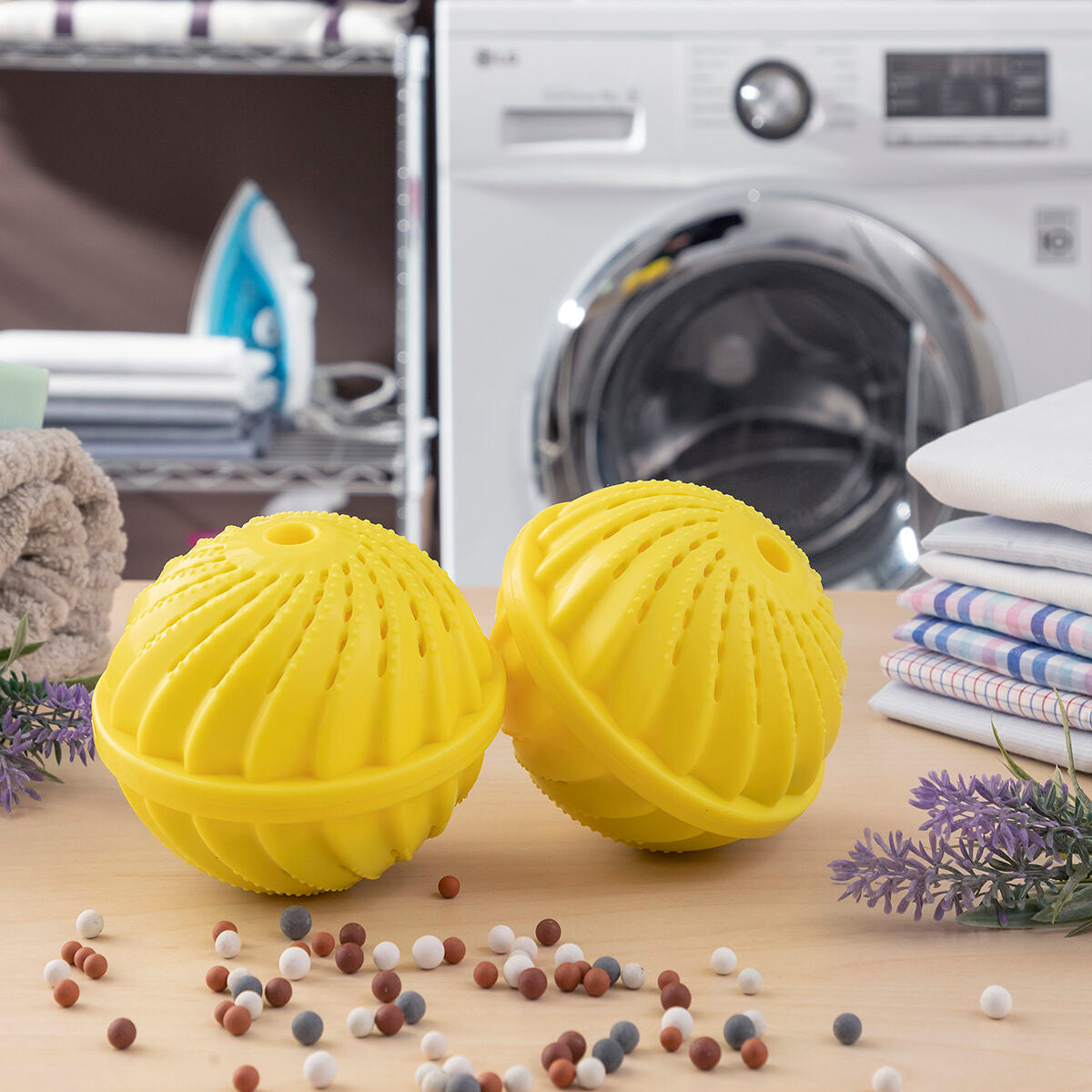 Ballen voor het wassen van kleding zonder wasmiddel Verpakking van 2 stuks