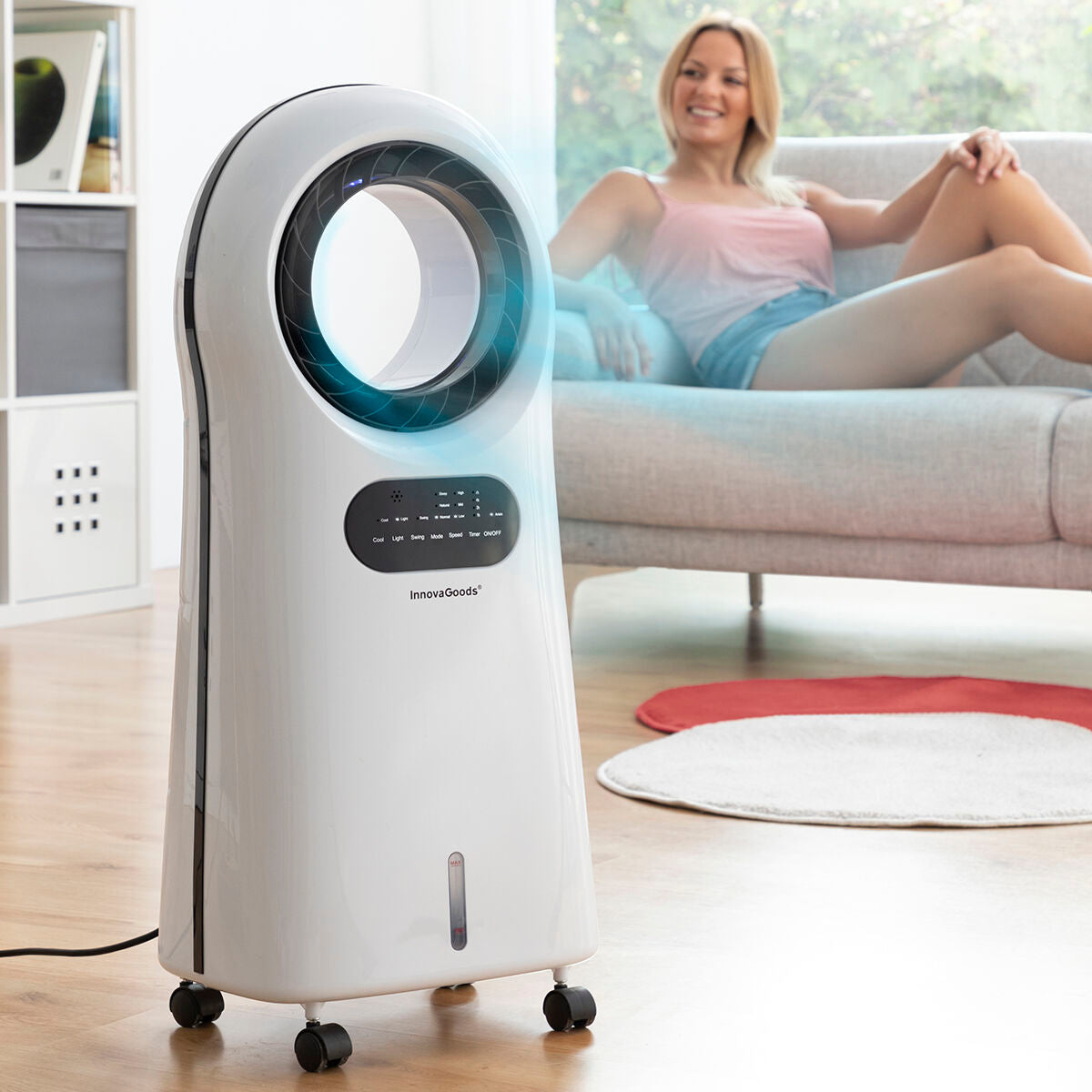 Bladeless, verdampingsairconditioner met LED