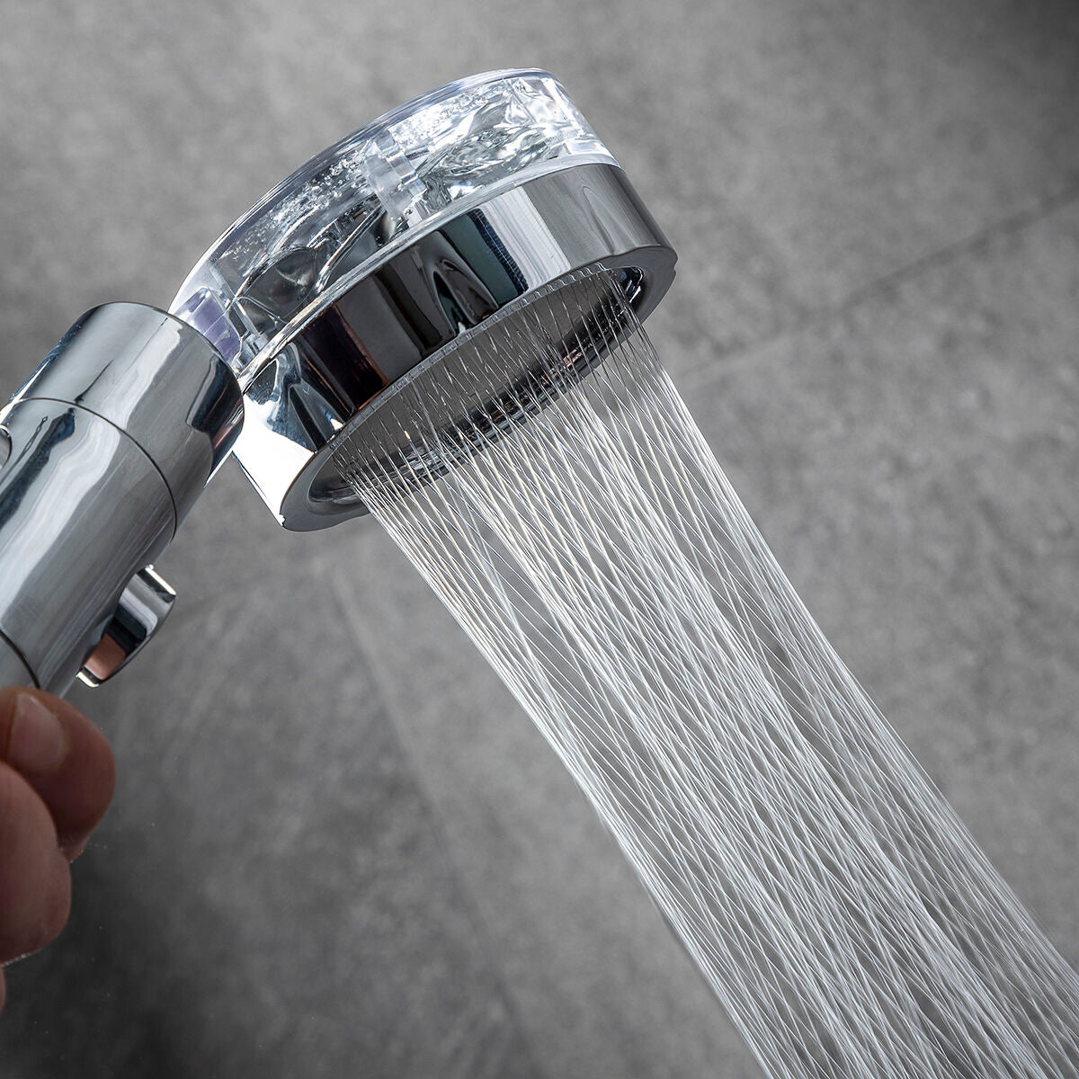 Eco-douche met drukpropeller en zuiveringsfilter 