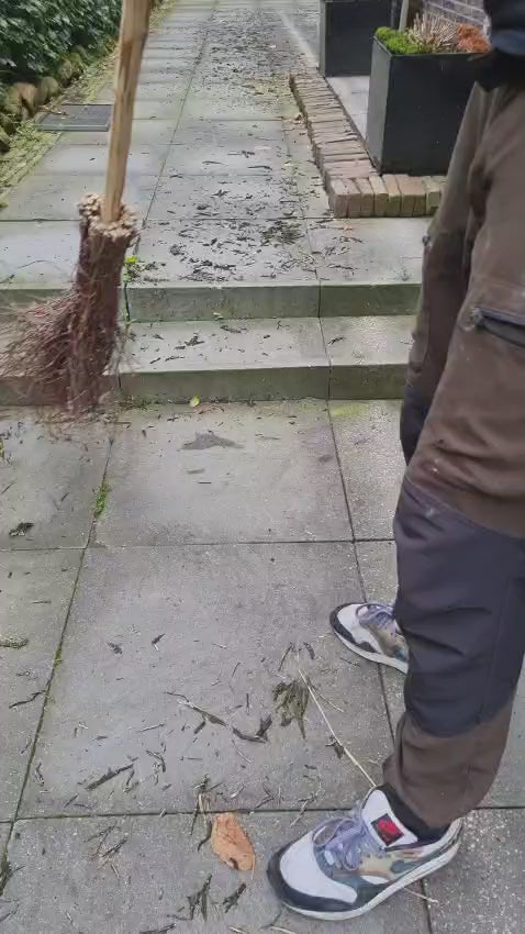 Handgemaakte Drentse Berkenbezem